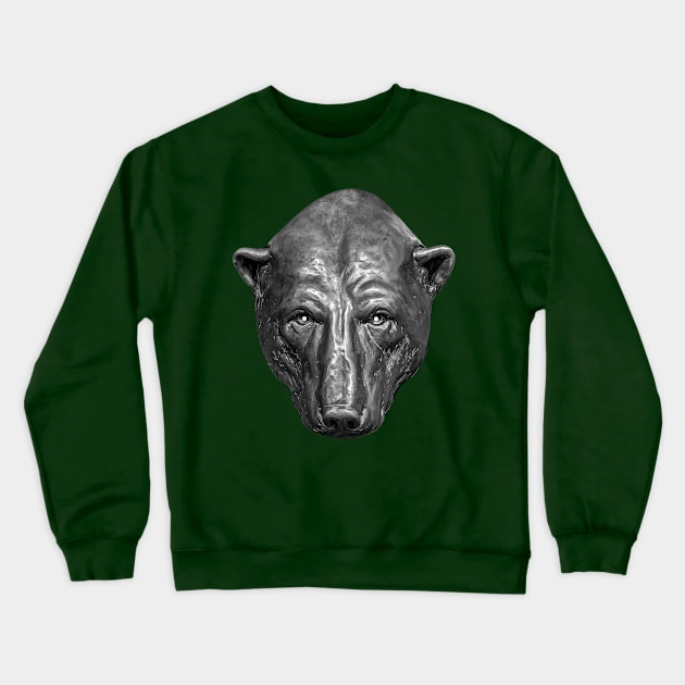 Bear head Crewneck Sweatshirt by dalyndigaital2@gmail.com